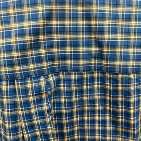 Cinch Western Shirt Size Blue White Black Plaid Large - Picture 6 of 7